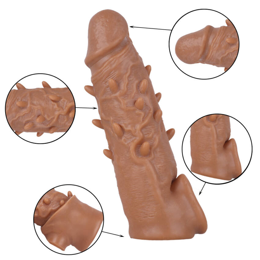 Brown Thick Dildo - 6.3"x1.4" - Image 7