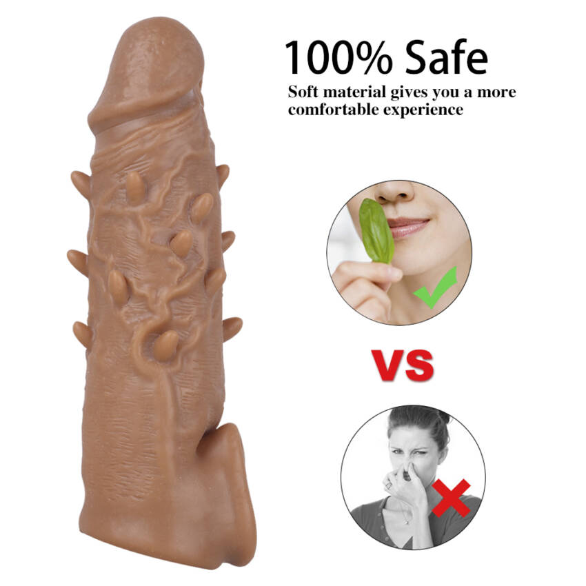 Brown Thick Dildo - 6.3"x1.4" - Image 3