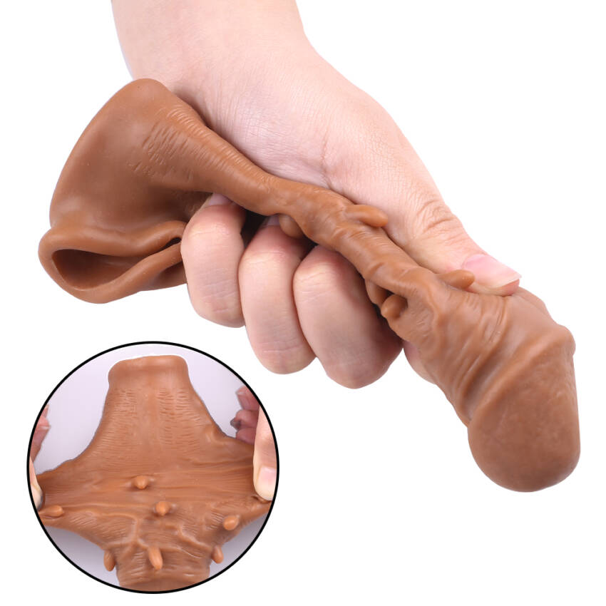 Brown Thick Dildo - 6.3"x1.4" - Image 10
