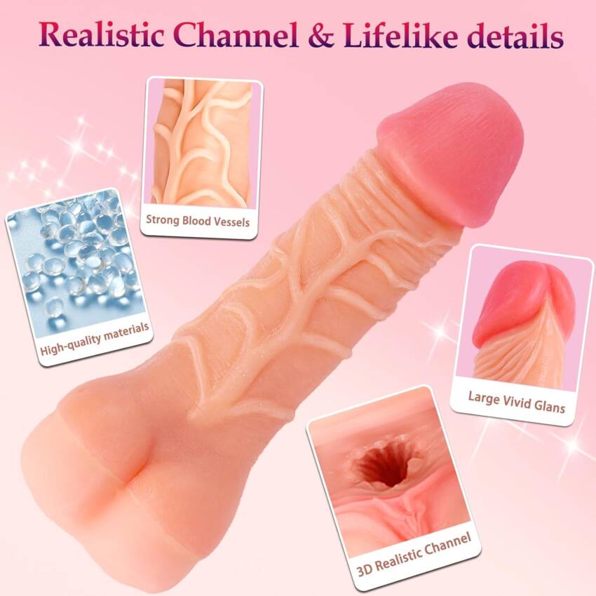 Flesh Dildo + Pocket Combo-350g - Image 2